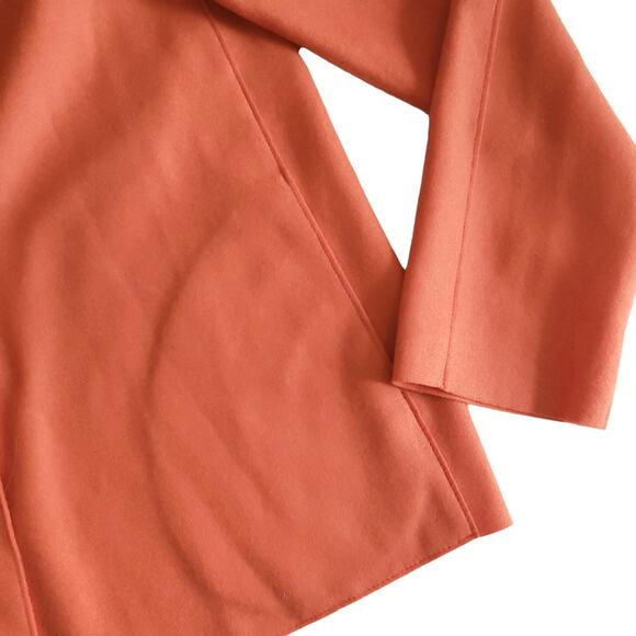 HARRIS WHARF LONDON boxy jacket felt wool career blazer in coral Size 44 8 NEW - Picture 5 of 9
